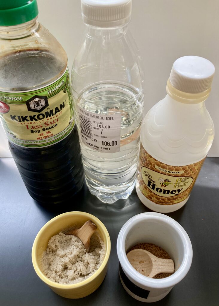 簡単タコ飯　材料