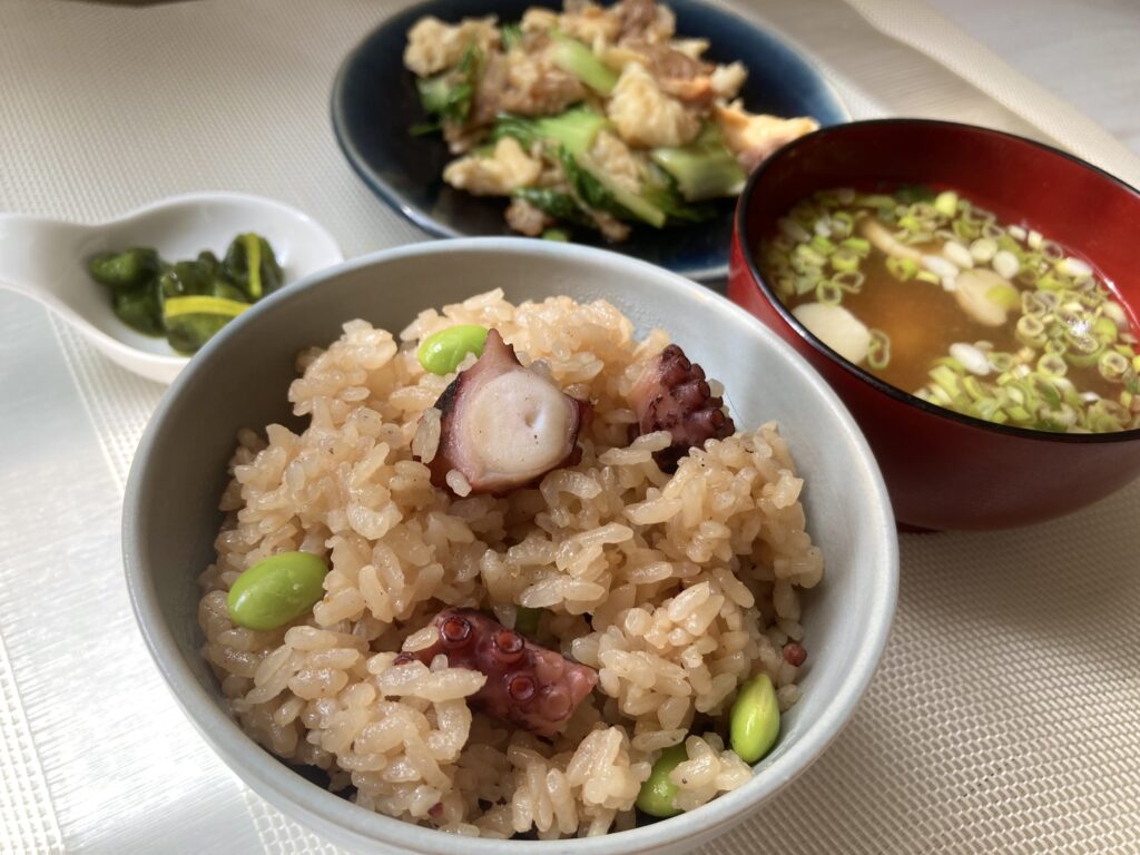 簡単タコ飯　レシピ