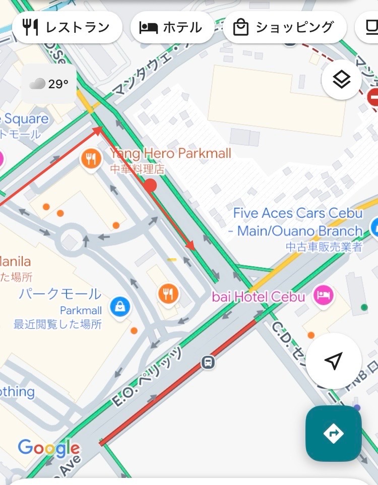 MyBus停留所　パークモール裏