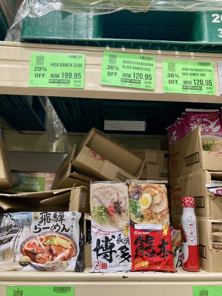 フィリピン・セブ　ランダースで買ったもの　マルタイ棒ラーメン