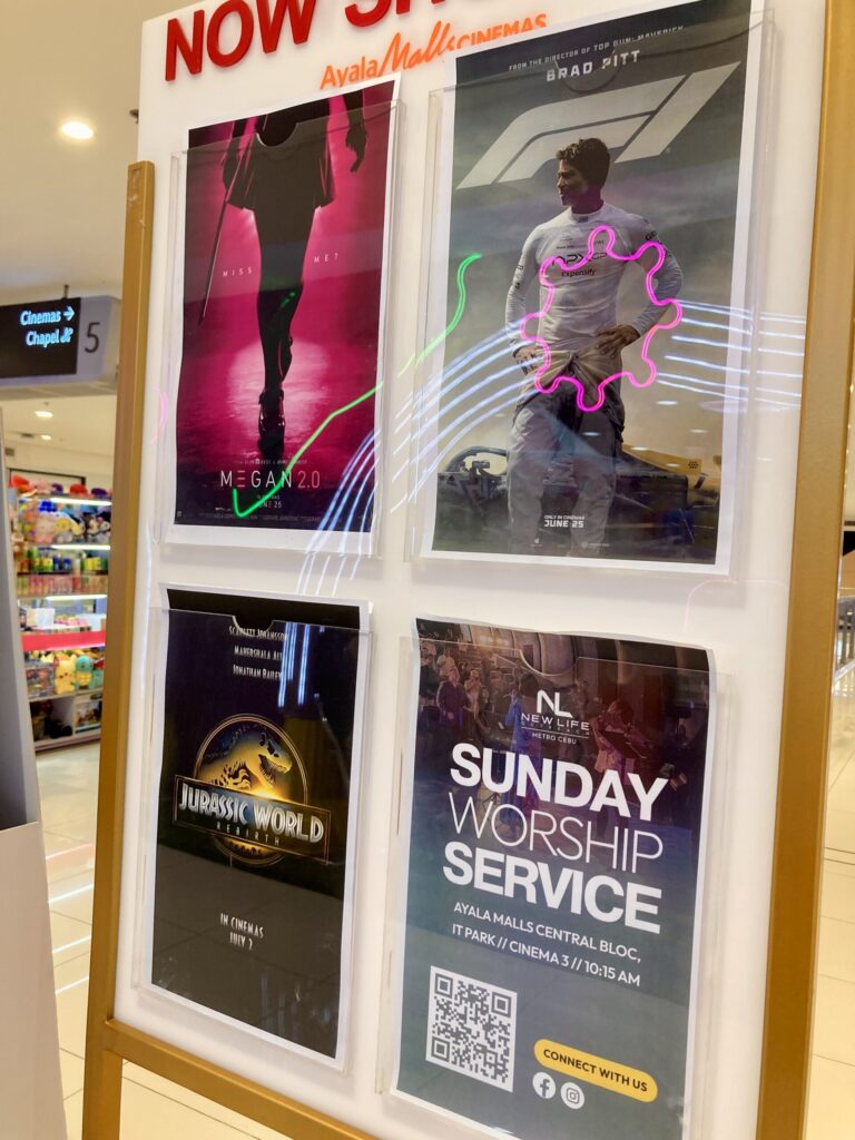 Ayala Malls Central Bloc Cinema Schedule for upcoming movies