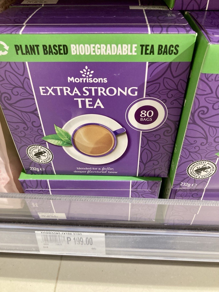 Morrisonsのシンプルブラックティー　Extra Strong Tea