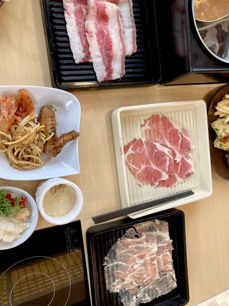 フィリピンの日系しゃぶしゃぶ屋しゃぶ里　平日限定Weekday Exclusive Set メニュー