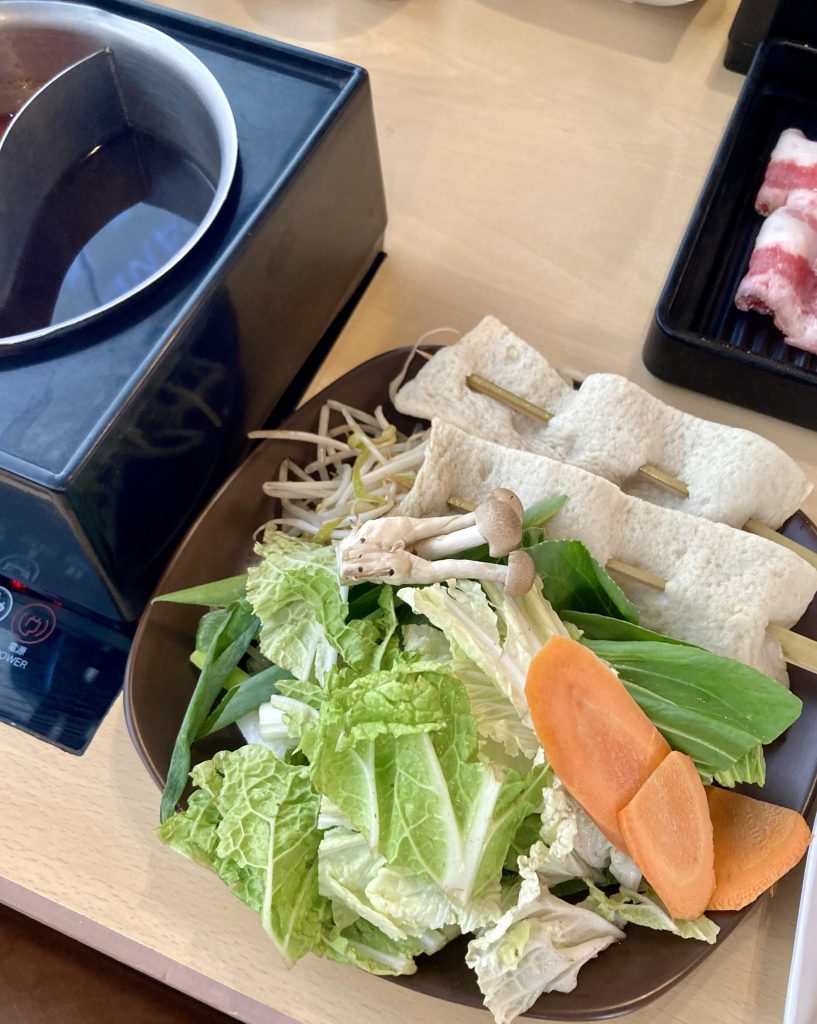 フィリピンの日系しゃぶしゃぶ屋しゃぶ里　平日限定Weekday Exclusive Set メニュー