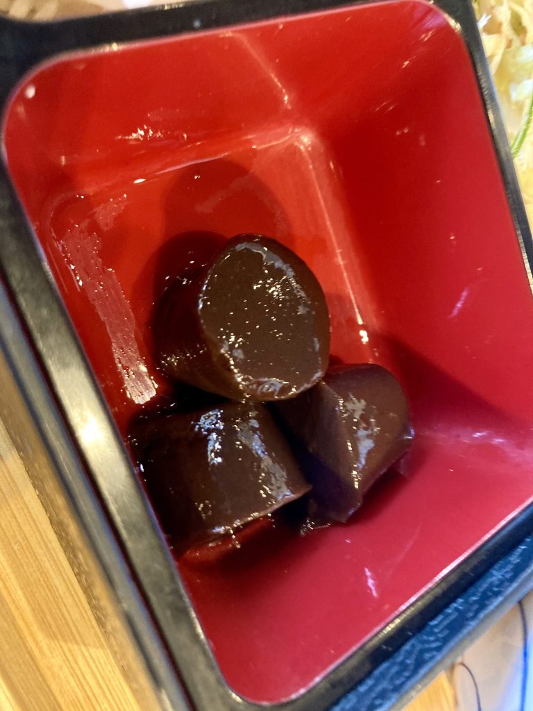 道頓堀ラーメン弁当のデザート