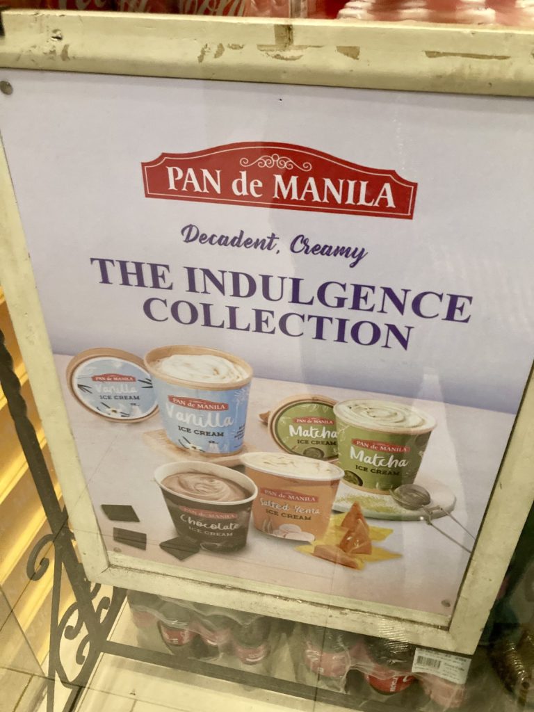 フィリピンのチェーンパン屋　Pan de Manila パンドマニラのアイスクリーム