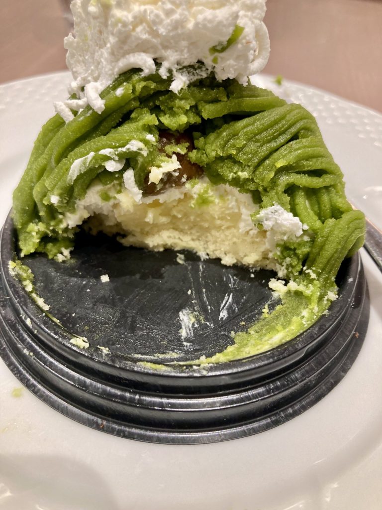 星乃珈琲店セブSM Jモール店の抹茶モンブラン