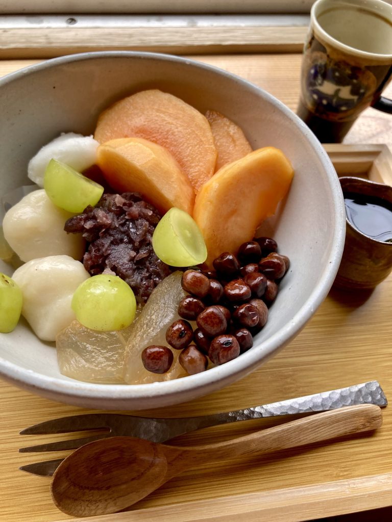 神戸花隈福進堂　季節のあんみつ