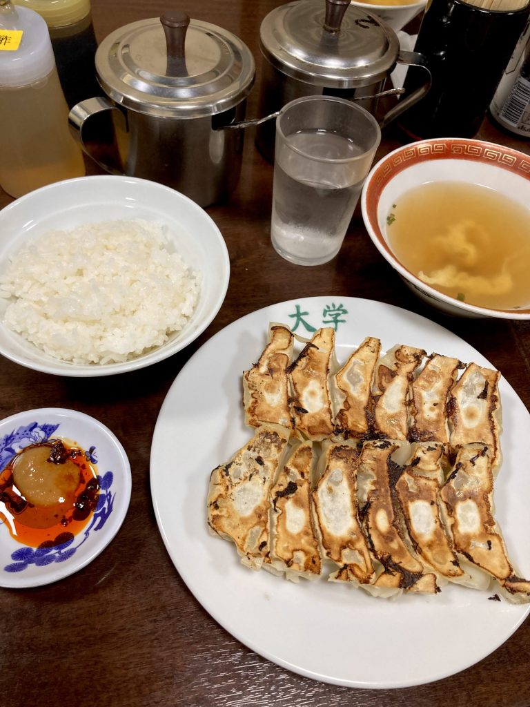 ぎょうざ定食900円@ぎょうざ大学