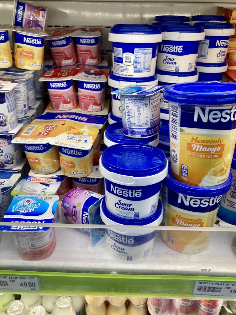 フィリピン・セブ　ネスレのサワークリーム