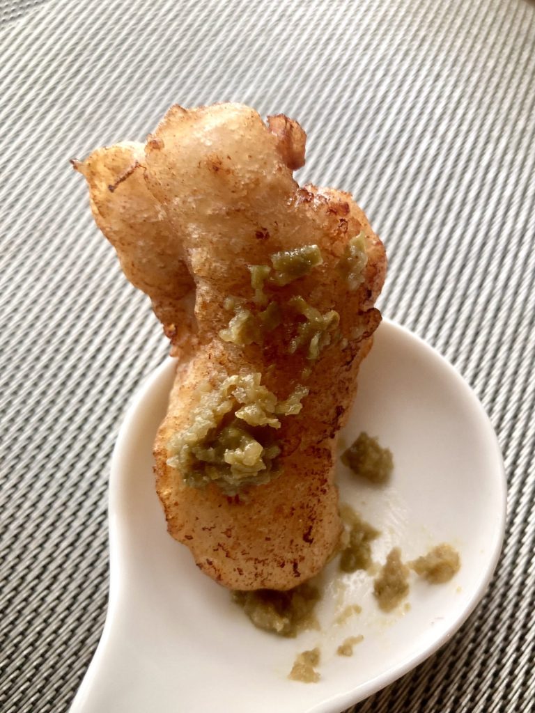 とり天　笠原将弘さんのレシピ　柚子胡椒たっぷりめ