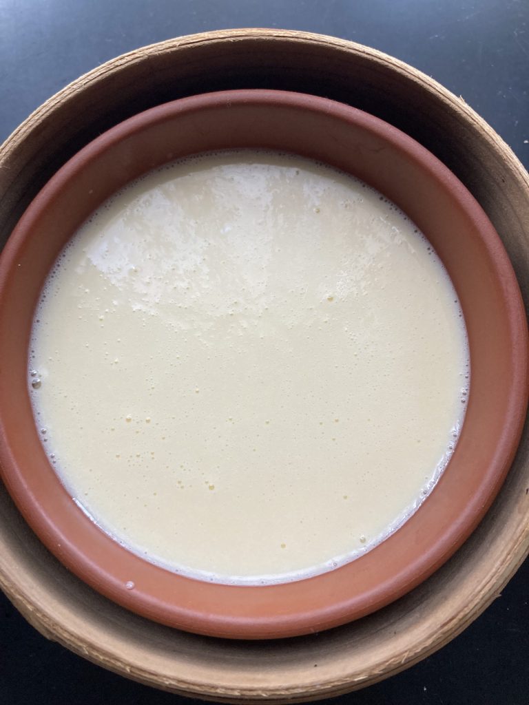 米粉でつくるチーズ蒸しパン　せいろ　レシピ