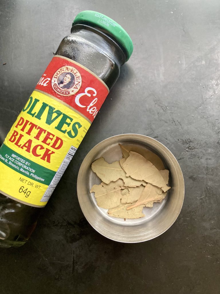 フィリピンの魚Lagaoのアクアパッツァ　材料