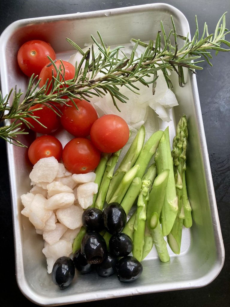 フィリピンの魚Lagaoのアクアパッツァ　レシピ