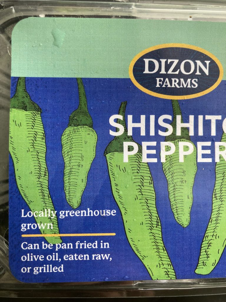 Dizon FarmsのShishito Pepper（ししとう）