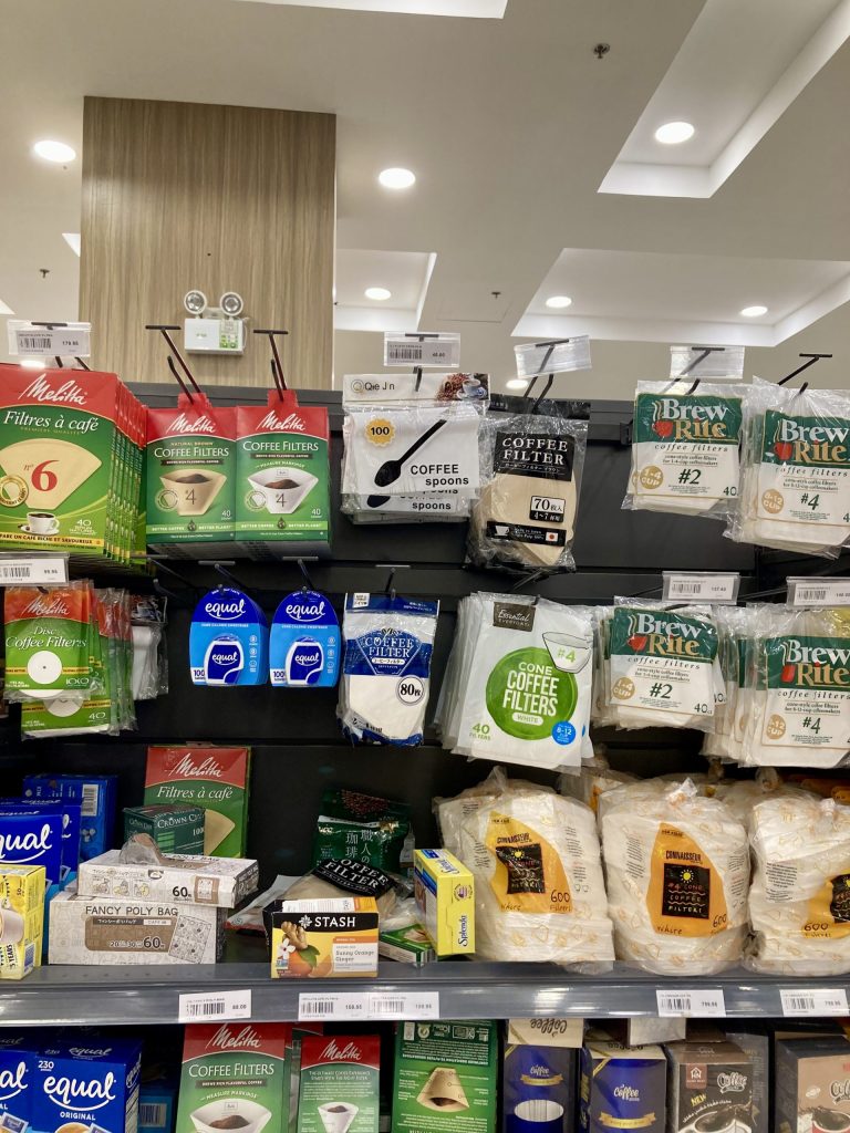コーヒーフィルター in G Mall of Cebuのスーパー