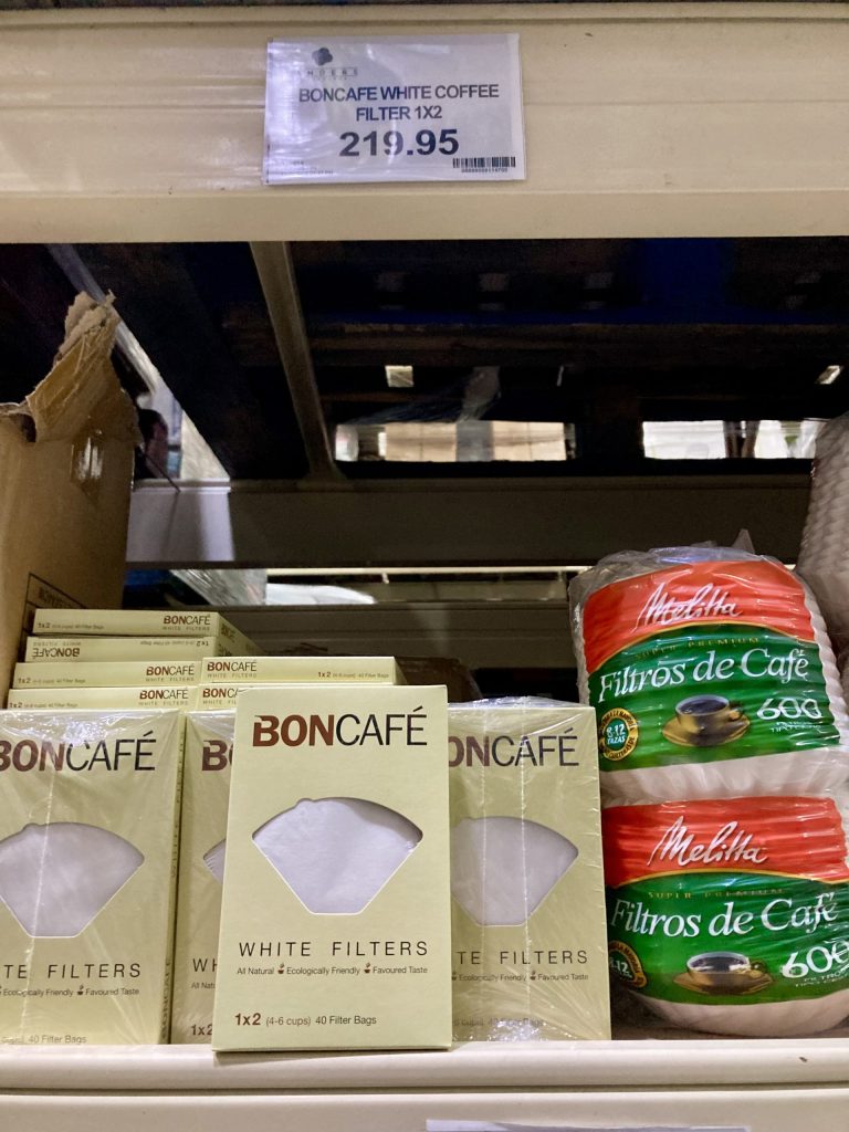 コーヒーフィルター in ランダースセブ