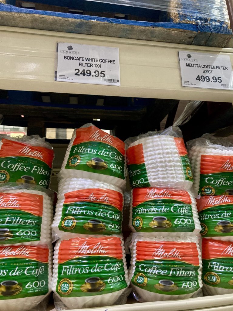 コーヒーフィルター in ランダースセブ