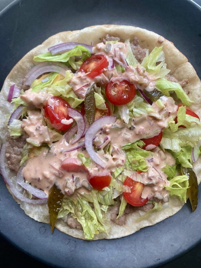 ビッグマック風タコス　レシピ