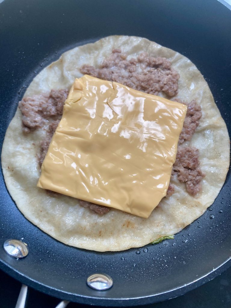 ビッグマック風タコス　レシピ