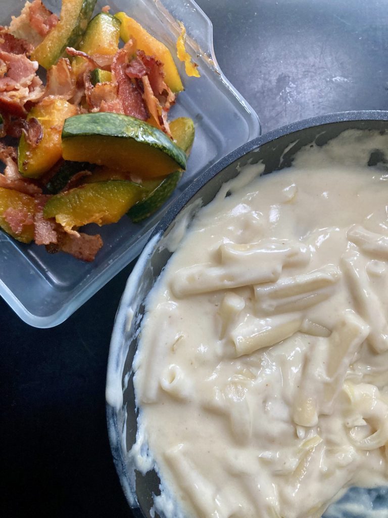 かぼちゃとベーコンのマカロニグラタン レシピ