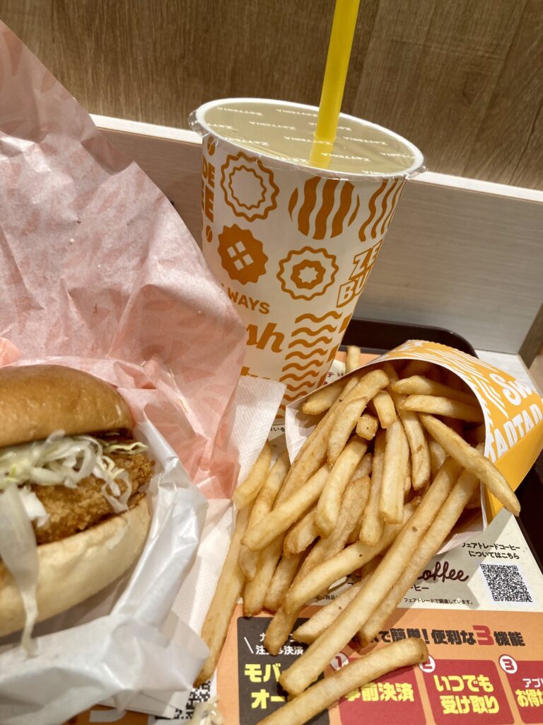 エビバーガーセット790円@ゼッテリア