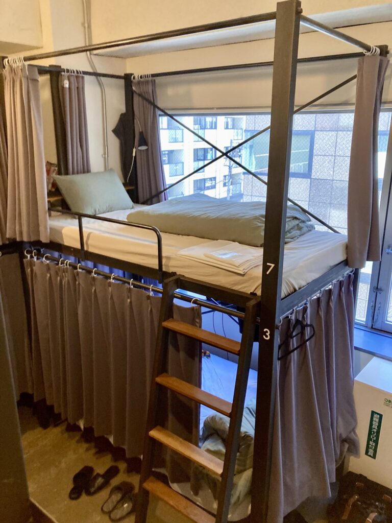 東京馬喰町の日系ホステルCITAN（シタン）女性用ベッドスペース