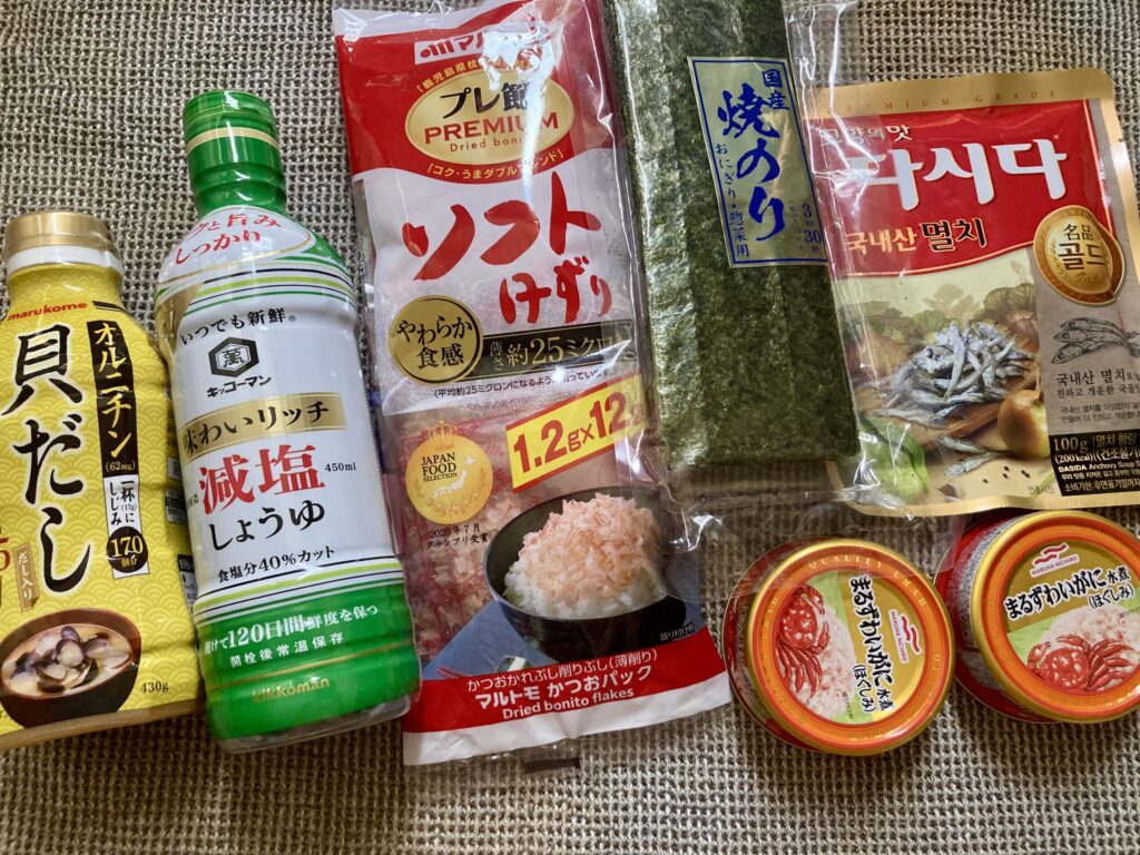 一時帰国で買ったもの　調味料