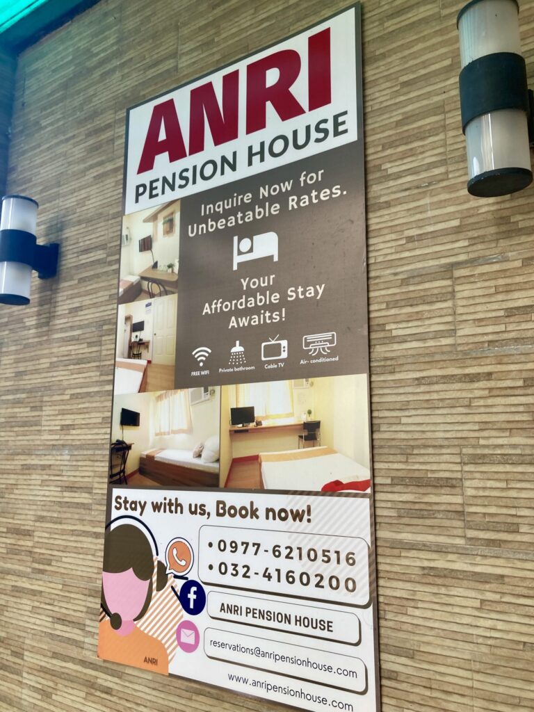 ITパーク外の安宿Anri Pension House