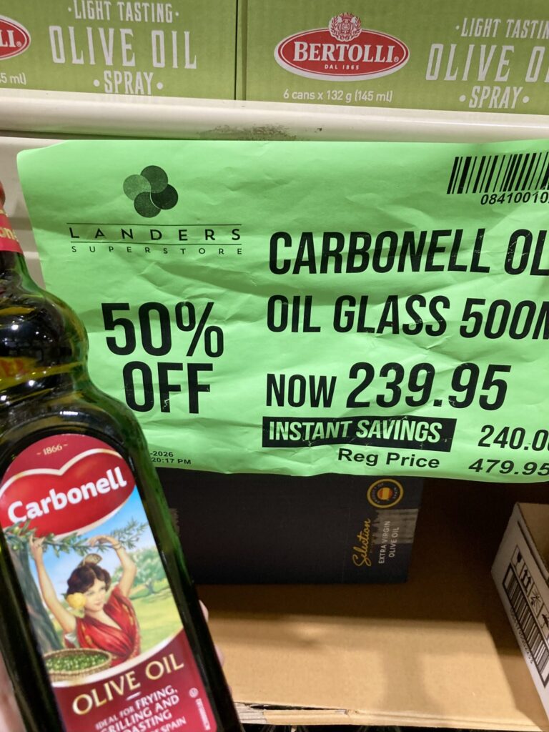 Carbonellのオリーブオイル