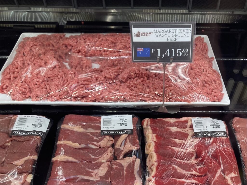 The Market Placeで和牛挽肉