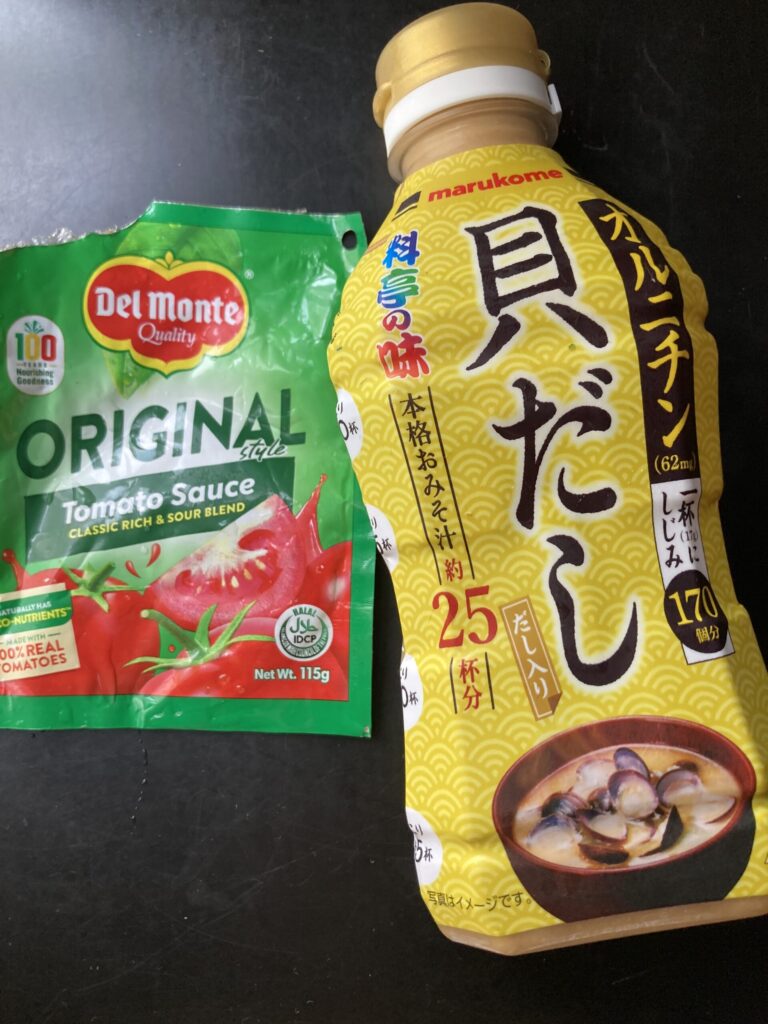 カリオストロの城風ミートボールスパゲッティー　材料