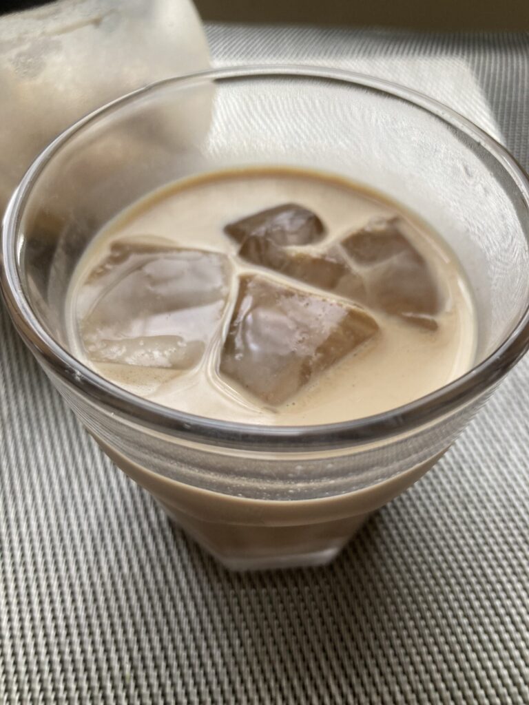 ミルクブリューのアイスコーヒー