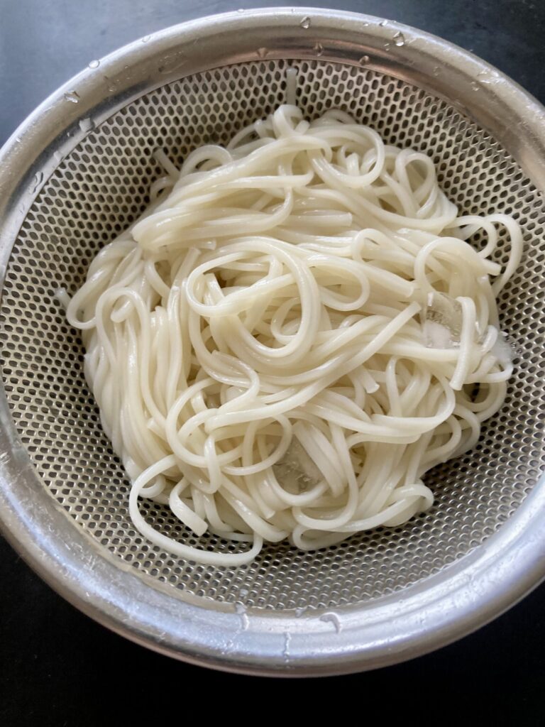 玉ねぎつけうどん　レシピ　稲庭うどん