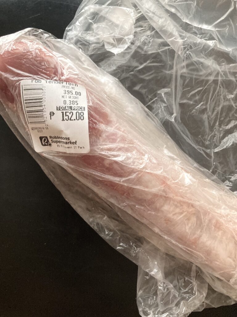 フィリピンの豚ヒレ肉