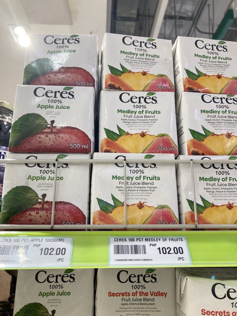 Ceresの500mlジュース