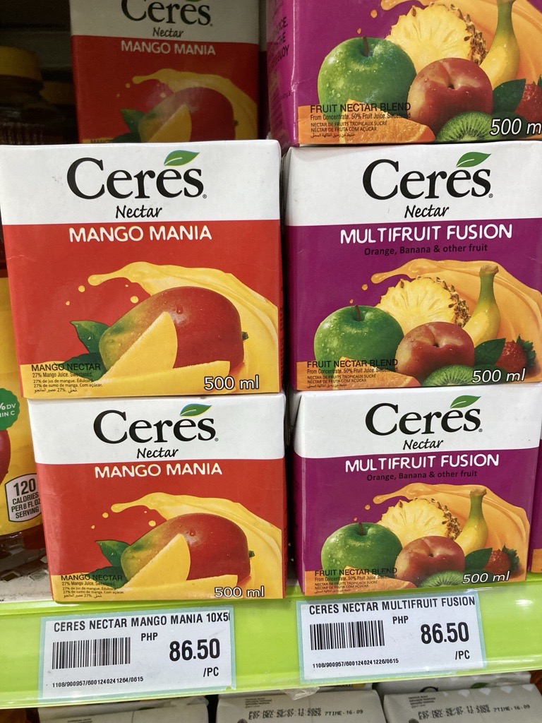 Ceresの500mlジュース